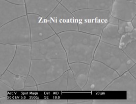 Zn-Ni Plating Surface View